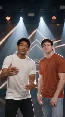 An AI rap duo performing on the Concert stage stage